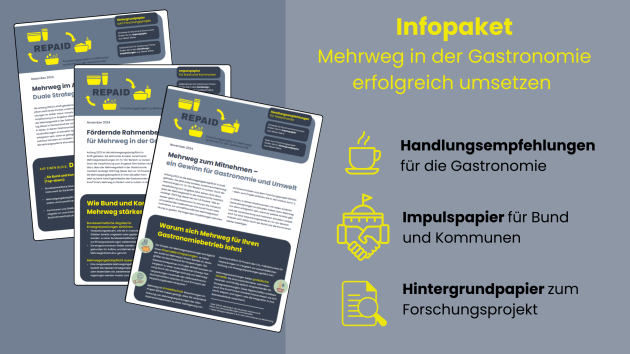 Mehr Mehrweg: Das können Politik und Gastronomie tun - Quelle: Repaid 2025